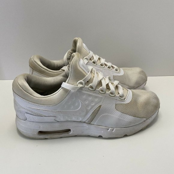 Nike Other - Nike Air Max Zero Triple White (Dirty) Men's Size 8